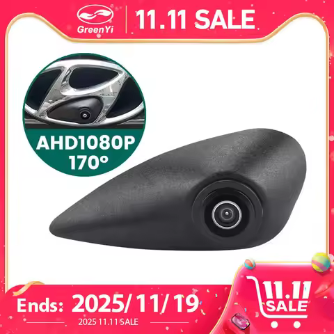 GreenYi 1080P Car Front View Camera for Hyundai IX35 I30 Tucson Accent I40 Santa Fe Dm H1 Terracan H