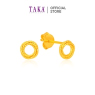 TAKA Jewellery 999 Pure Gold 5G Earrings