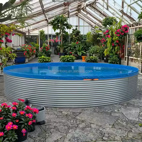 SDM Tarpaulin Farm Pool for Galvanized Stock Tanks for Fish Farming Agricultural Ponds