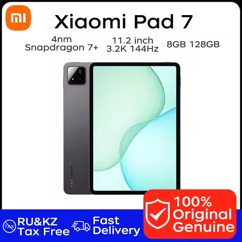 2024 Xiaomi Pad 7 Tablet 11.2 Inch 3.2K 144Hz LCD Screen 4nm Snapdragon 7+ CPU 8GB 128GB 8850mAh 45W