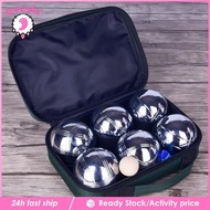 [Lovoski] Bocce Ball Equipment Gear Interactive Toy Gift with Carrying Case Lawn Game for Playground