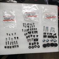 screw complete set cover set honda wave125x wave 125x ultimo