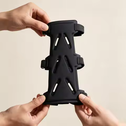 x1 Adjustable Breathable Archery Arm Guard Bracer Hollow Anti-Pinch Forearm Protector For Recurve Bo