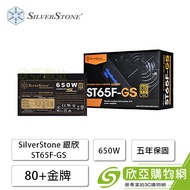 SilverStone 銀欣 650W (80+金牌/ATX/全模組/全日系/五年保固)-ST65F-GS