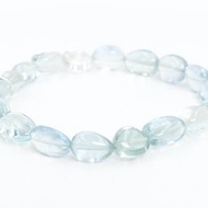寶麗金珠寶-天然海水藍寶手鍊