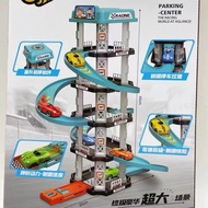 Car Race Track Slide Model Assembly Toy Set, Car Racing Track Slide Assembly Set for Children