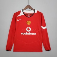 曼聯 Manchester United 04-06 主場長袖復古球衣