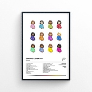 Drake - Certified Lover Boy Unframed Poster Print | Polaroid Style | Music Album Cover Artwork