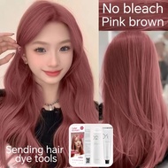 【SG ships】plant extract hair dye, 2 * 100ml, partially able to cover white hair, free gift: 3pec*10g