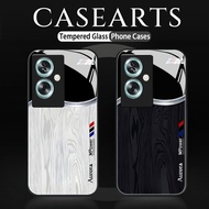 For Casing OPPO A79 A78 A77 A77S A76 A74 A73 A72 A60 4G 5G Kereta sukan perniagaan bmw Kreatif Glass