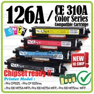 Compatible to H* 126A laserjet pro color MFP M175a M175nw M275nw CP1025 CP1025nw CE310A color H*126A