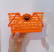 日本購入萬聖節🎃限定款南瓜收納籃糖果籃一個