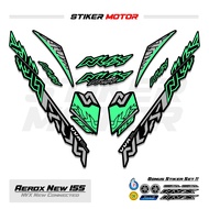 AC45 Striping NVX155 Aerox 155 Connected Sticker 2020 - 2025 Variation Lettering NVX typography