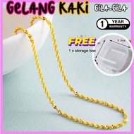 YYWholesale GK10 Gelang Kaki Emas Korea/Gelang Kaki Emas Bangkok/Rantai Kaki Emas Korea/Gelang Emas 