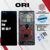 DM Compatible For HW Mate 40 Pro Ori LCD Touch Screen with Frame