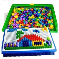 [Rubik's Cube Toys] Children's Mushroom Nail Music Puzzle Drawing Board Boy Girl Baby Educational To