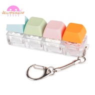 Keyboard Fidget Toy, Fidget Keychain of 4 Colors Keyboard Clicker, Silent Fidget Toy for Library, St