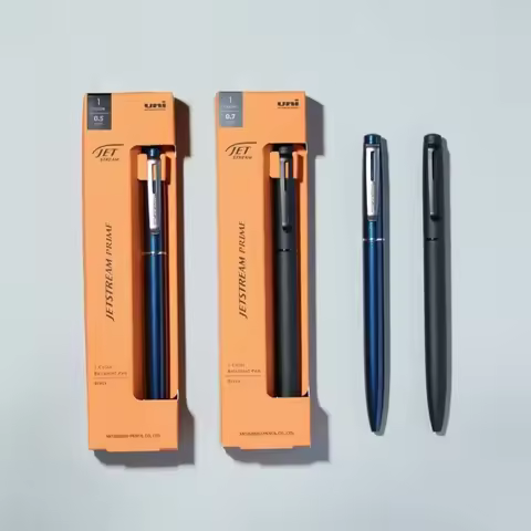 Japanese UNI Jetstream Prime Series Ballpoint Pen Multifunctional 3+1 Medium Luxury Oil Pen Rotating