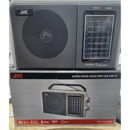 JVC RA-N44BS WORLD BAND RADIO WITH USB AND TF