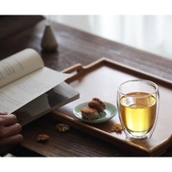 Row of 2-layer glass cups - CHEAP insulated glass cups