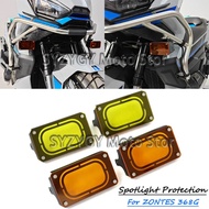 For Zontes 368G 368g Motorcycle Accessories Spotlight Protection Cover