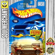 MERAH Hot Wheels Krazy 8s Red Diecast Fantasy Racing Car