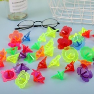 Gasing Bercahaya Viral Murah, Mainan Kanak-Kanak Comel, Hadiah Kecil Murah, Viral Glowing Top Toy, C