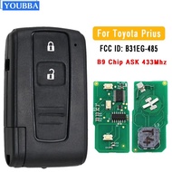 YOUBBA 2 Buttons ASK 433MHz Keyles Go Remote Key 4D B9 Chip for Toyota