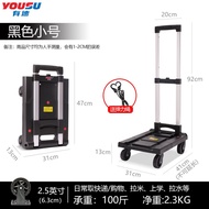 Trolley Express Delivery Luggage Trolley Hand Buggy Foldable and Portable Trolley Trolley Household Shopping Trailer