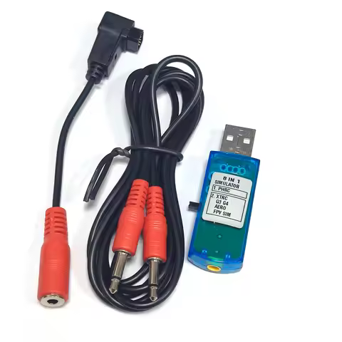 Computer Flight Simulator 8IN1 8 in 1 USB Flight Simulator For XTR5 FMS G4 FPV Airplane Helicopter C
