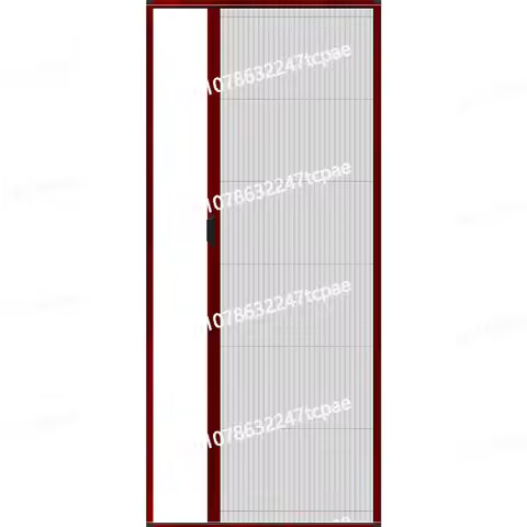 Folding Screen Door Push-pull Type Household Aluminum Alloy Screen Window Balcony Ventilation Invisi