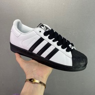 [Ready Stock Free Shipping]originals superstar 2 White Black Retro Trend Anti-Slip Wear-Resistant Lo