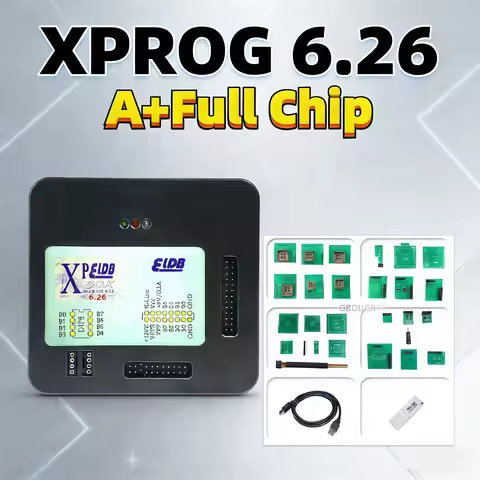 XProg V6.50 M BoxXprog V6.26 ECU Chip Tunning Programmer 5.55 Newest Xprog V6.50 With Full Adapters 