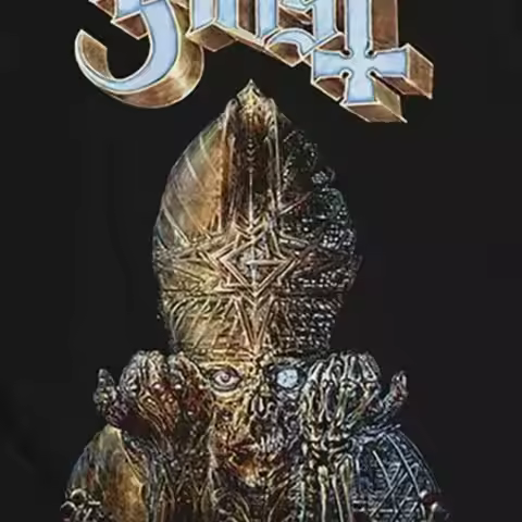 Ghost T Shirt Rock Black Cotton Unisex All Sizes