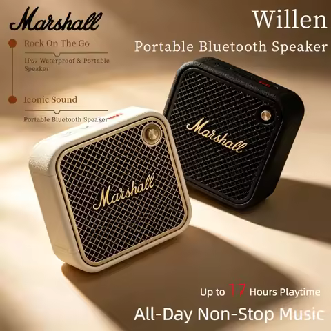 Marshall Willen Portable Bluetooth Speaker Wireless Outdoor Mini IP67 Waterproof 15H Battery Stereo 