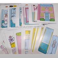 PAPER DOLLS HOUSE QUIET BOOK/BUSY BOOK BONEKA KERTAS PRINCES MAINAN EDUKASI ANAK BONGKAR PASANG