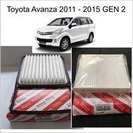 Bundle Toyota Avanza 2011-2015 Gen 2 Cabin and engine Ail filter 17801-BZ050 88568-BZ060