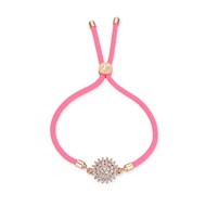 HYL JEWELRY COD Couple Gelang Titaniun Korea titanium lapis emas bola kristal berlian xuping Perhias