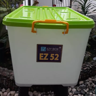 Container Box Ezy 52 Liter / Tempat penyimpanan wadah plastik - ECOUTEZ