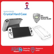 Nintendo Switch OLED Crystal Case Protector Detachable TPU Crystal Hard Case Shock Resistant [Singapore Seller]