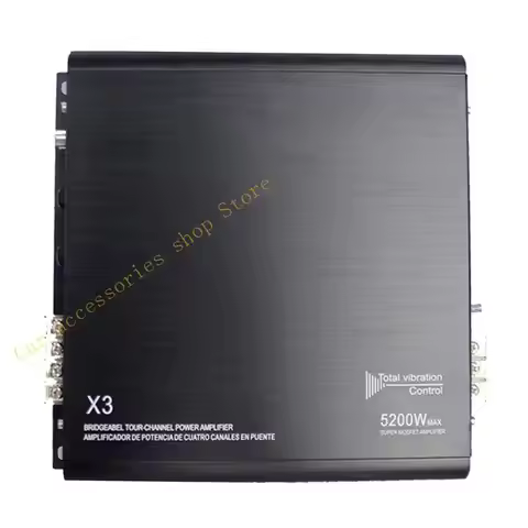 2 Channel Automotive Sound System Amplifier 5200W Engineered For Clear Acoustics And Extended Durabi