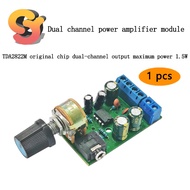 [Ready Stock Supply] 1pcs TDA2822M Power Amplifier Board 2.0 Dual Channel Stereo 2 * 1.5W Mini Radio Power Amplifier Module DC5V 3W Dual Channel Power Amplifier Module