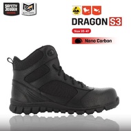 [ของแท้พร้อมส่ง] Safety Jogger รุ่น DRAGON S3 รองเท้ายุทธวิธี หุ้มข้อ หัวนาโนคาร์บอน ทหาร+ตำรวจ+กู้ภัย