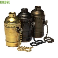 KIKO2E Accessories Retro New Base Lamp Holder Aluminum Shell Edison E26/E27 No Switch Lighting