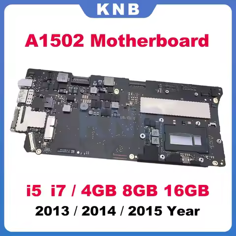Original Laptop A1502 Motherboard For Macbook Pro Retina 13" A1502 Logic Board i5 i7 4GB 8GB 16GB 20