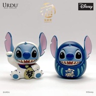 全新未拆袋 URDU Fukuheya 福部屋 Disney Stitch Lucky 迪士尼幸運系列2 史迪仔 原色招財+達摩 (福+必勝)