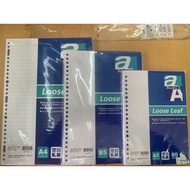 Double A4 B5 A5 Crimping Blank Loose-Leaf Paper
