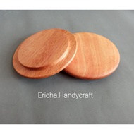Mahogany wood cup lid 9cm mahogany wood lid