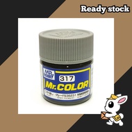 [Ready stock] Mr Hobby Color C317 Flat Gray FS36231 10ml Plastic Model Kit Tool Paint Painting