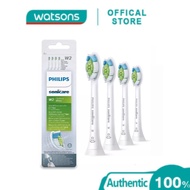 For Philips Sonicare Genuine W2 Replacement Toothbrush Heads, HX6064, White, Pack of 4